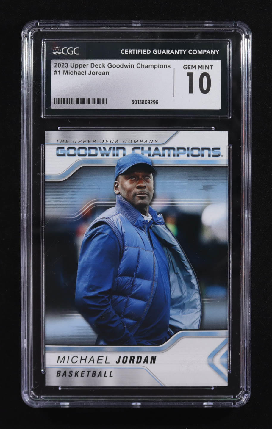 Michael Jordan 2023 Upper Deck Goodwin Champions #1 (CGC 10) at PristineAuction.com Michael Jordan 2023 Upper Deck Goodwin Champions #1 (CGC 10) at PristineAuction.com