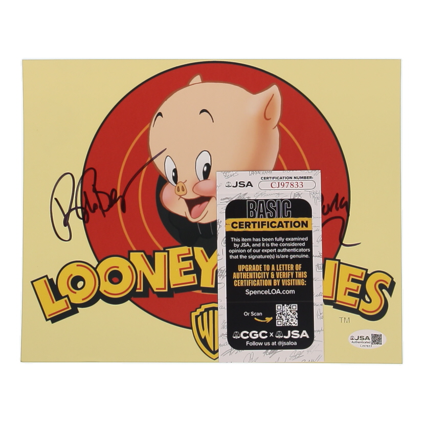 Bob Bergen Signed "Looney Tunes" 8x10 Photo Inscribed "Porky" (JSA) at PristineAuction.com Bob Bergen Signed "Looney Tunes" 8x10 Photo Inscribed "Porky" (JSA) at PristineAuction.com