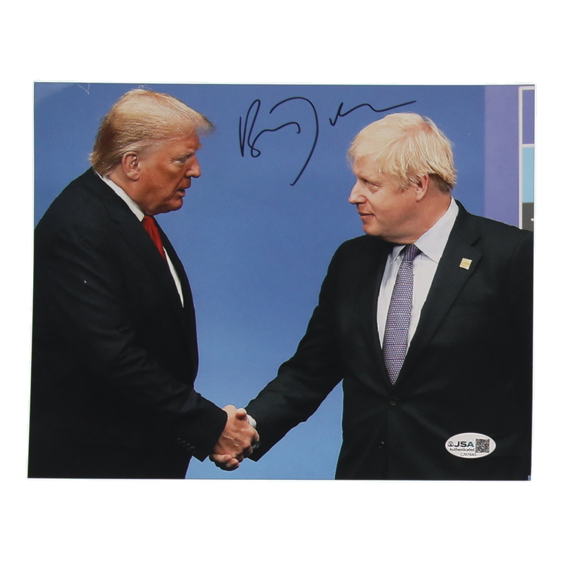 Boris Johnson Signed 8x10 Photo (JSA) at PristineAuction.com Boris Johnson Signed 8x10 Photo (JSA) at PristineAuction.com