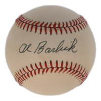 Al Barlick Signed ONL Baseball (PSA) at PristineAuction.com