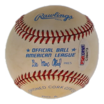 Bob Lemon Signed OAL Baseball (PSA) at PristineAuction.com Bob Lemon Signed OAL Baseball (PSA) at PristineAuction.com