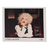 Cyndi Lauper Signed 8x10 Photo Inscribed "XX" (JSA) at PristineAuction.com