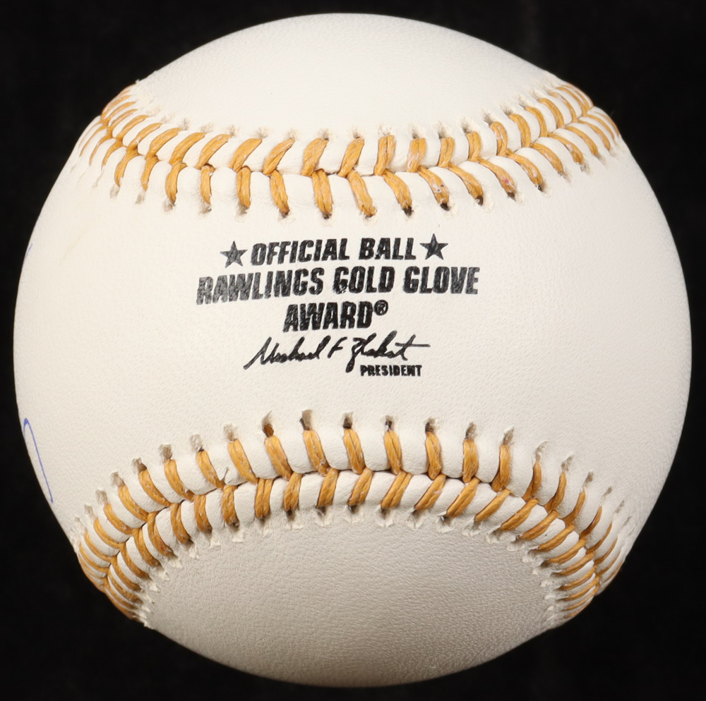 Jeremy Pena Signed Gold Glove Award Baseball (Beckett) at PristineAuction.com Jeremy Pena Signed Gold Glove Award Baseball (Beckett) at PristineAuction.com