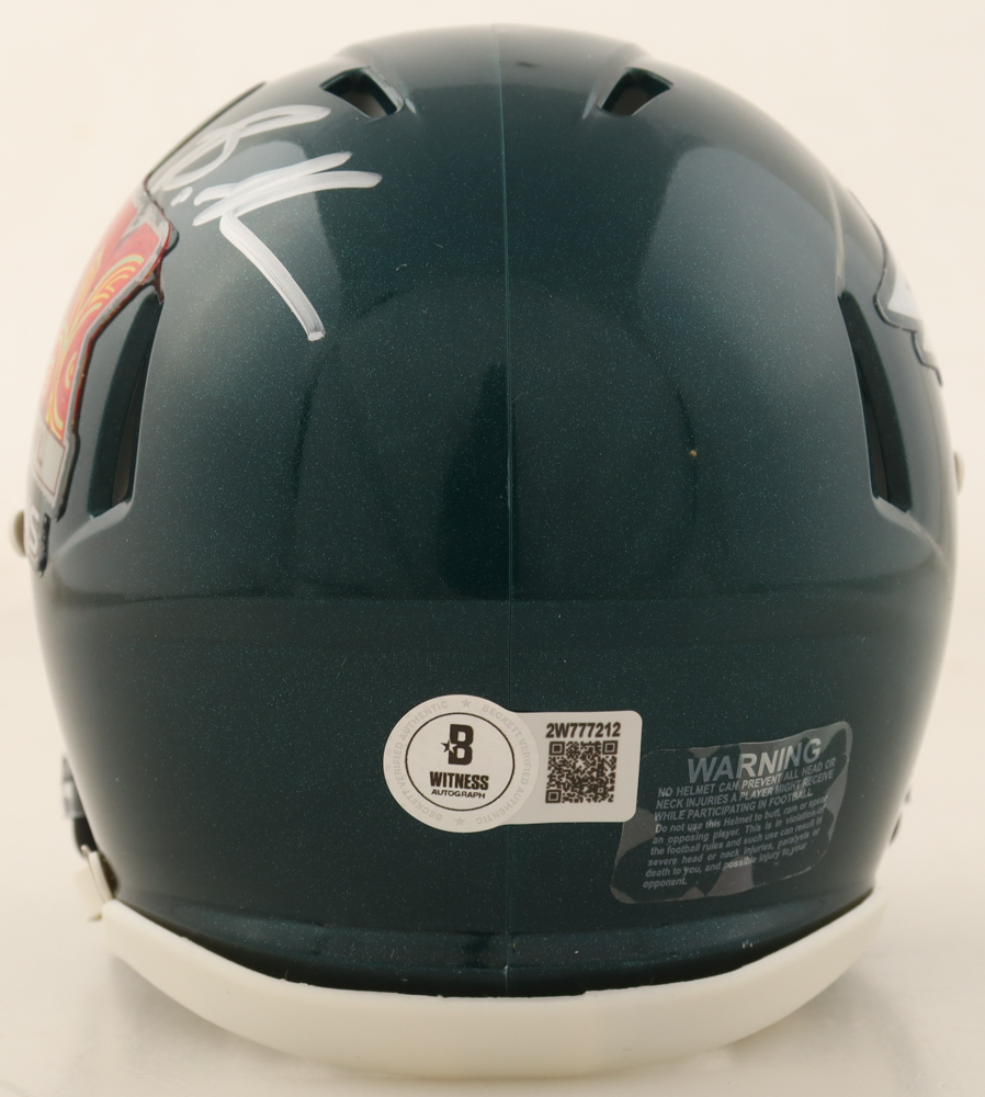 Brandon Graham Signed Eagles Super Bowl LIX Speed Mini Helmet (Beckett) at PristineAuction.com Brandon Graham Signed Eagles Super Bowl LIX Speed Mini Helmet (Beckett) at PristineAuction.com