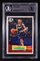 Allen Iverson Signed 2007-08 Topps 1957-58 Variations Relics #33 (BGS Authentic) at PristineAuction.com