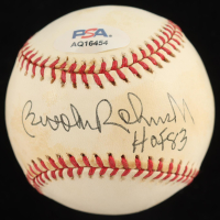 Brooks Robinson Signed ONL Baseball Inscribed "HOF 83" (PSA) at PristineAuction.com