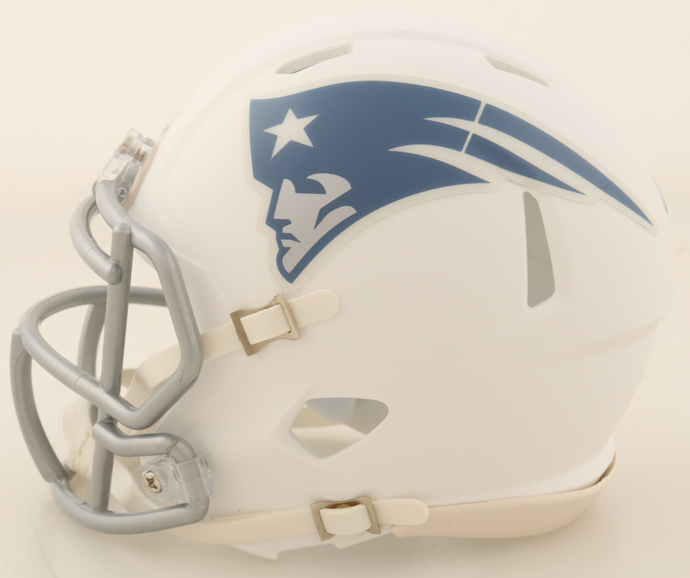 Julian Edelman Signed Patriots Rivalries Alternate Mini Helmet (JSA) at PristineAuction.com Julian Edelman Signed Patriots Rivalries Alternate Mini Helmet (JSA) at PristineAuction.com