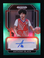 Anthony Black 2022-23 Panini Prizm Draft Picks Freshman Signatures Prizms Green #5 at PristineAuction.com
