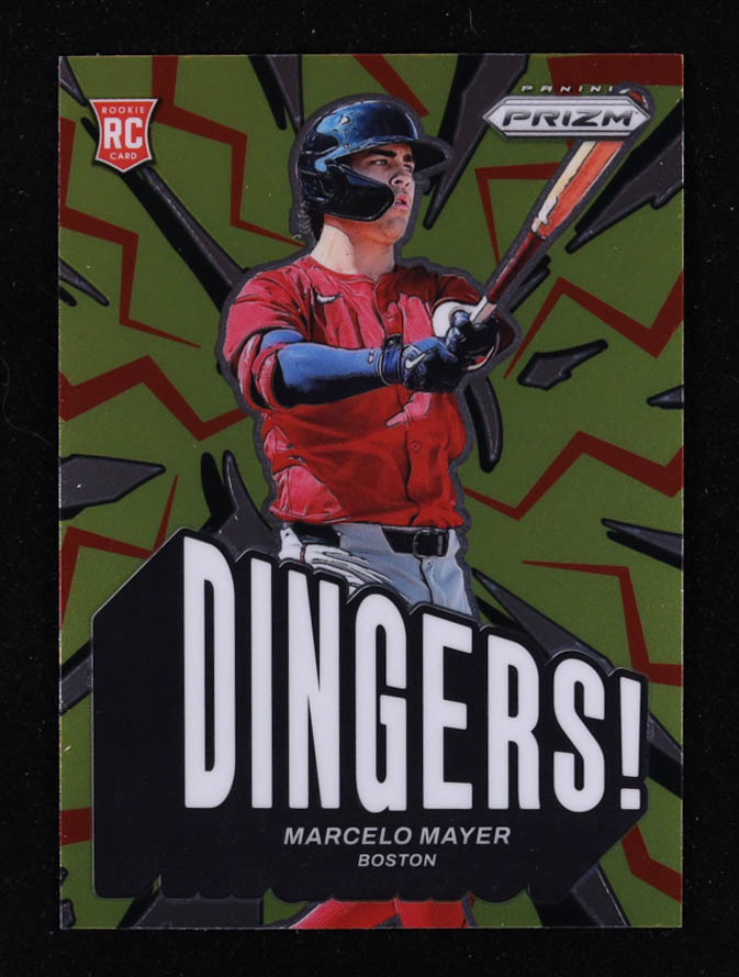Marcelo Mayer 2025 Panini Prizm Dingers #7 RC at PristineAuction.com Marcelo Mayer 2025 Panini Prizm Dingers #7 RC at PristineAuction.com