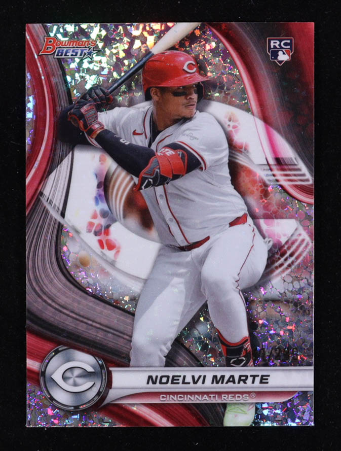 Noelvi Marte 2024 Bowman's Best Mini-Diamond Refractors #19 #151/299 RC at PristineAuction.com Noelvi Marte 2024 Bowman's Best Mini-Diamond Refractors #19 #151/299 RC at PristineAuction.com