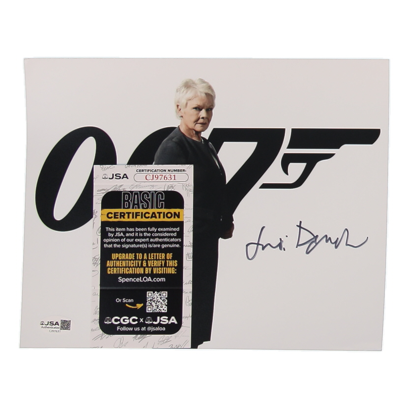 Judi Dench Signed "007" 8x10 Photo (JSA) at PristineAuction.com Judi Dench Signed "007" 8x10 Photo (JSA) at PristineAuction.com