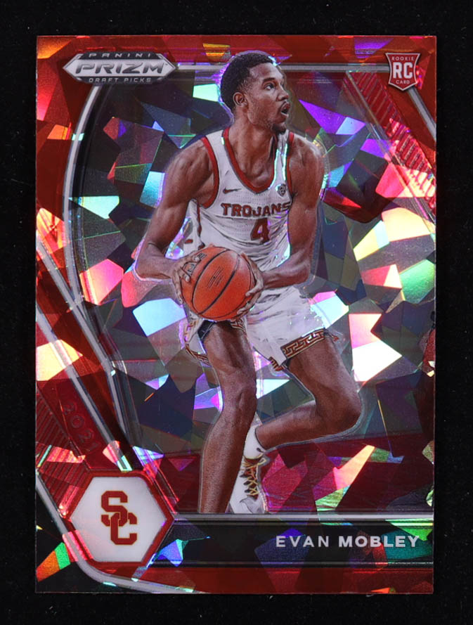 Evan Mobley 2021-22 Panini Prizm Draft Picks Prizms Red Ice #2 at PristineAuction.com Evan Mobley 2021-22 Panini Prizm Draft Picks Prizms Red Ice #2 at PristineAuction.com