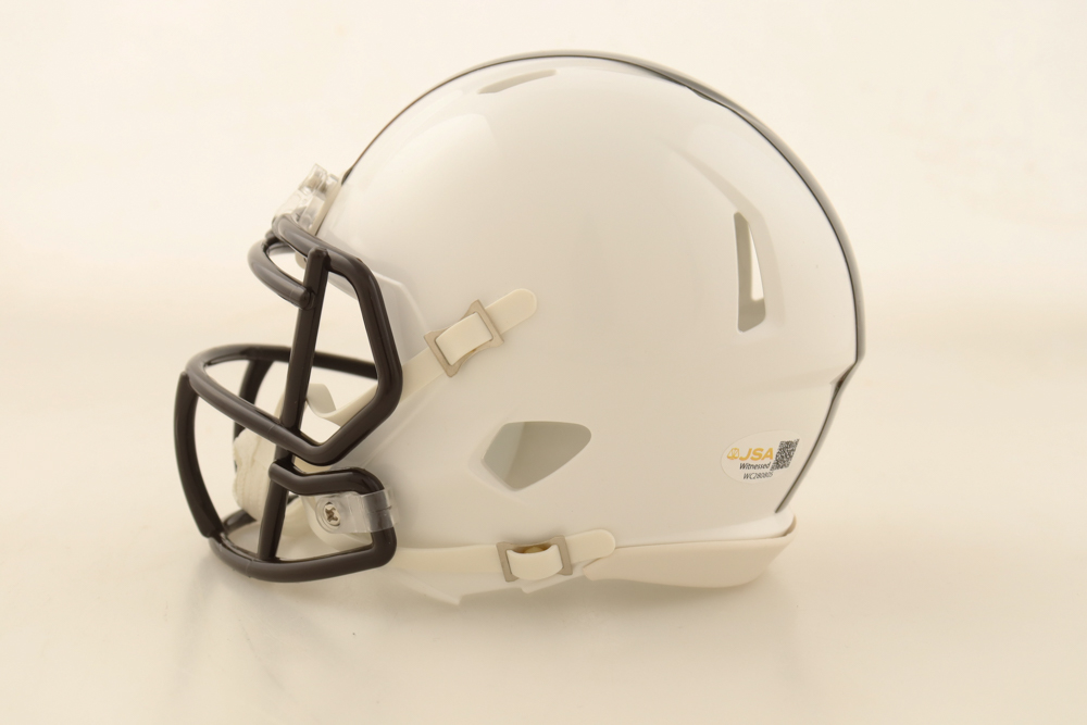 Harold Fannin Signed Browns Speed Mini Helmet (JSA) at PristineAuction.com Harold Fannin Signed Browns Speed Mini Helmet (JSA) at PristineAuction.com