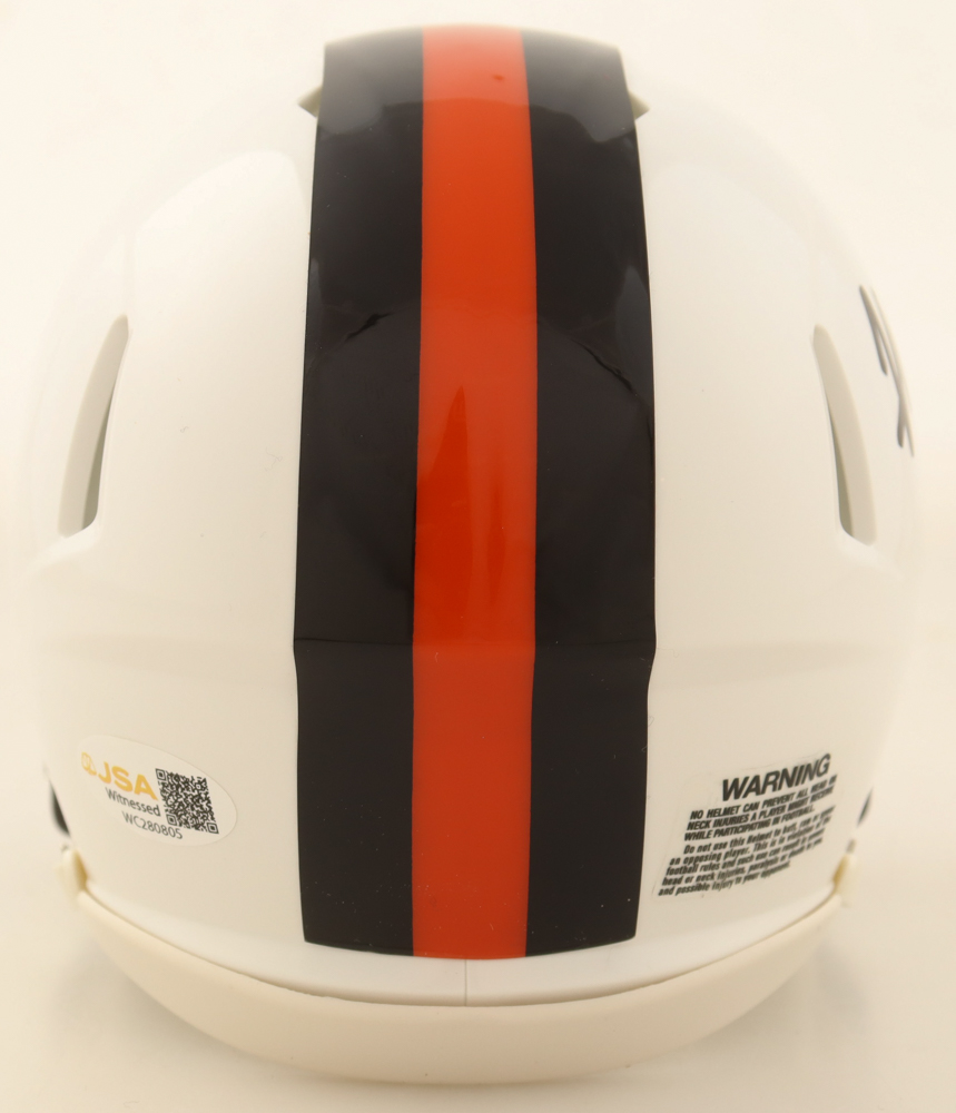 Harold Fannin Signed Browns Speed Mini Helmet (JSA) at PristineAuction.com Harold Fannin Signed Browns Speed Mini Helmet (JSA) at PristineAuction.com