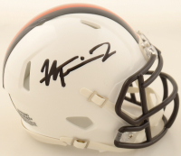 Harold Fannin Signed Browns Speed Mini Helmet (JSA) at PristineAuction.com