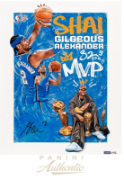Shai Gilgeous-Alexander Signed LE Thunder "MVP" 16x20 Photo (Panini) at PristineAuction.com