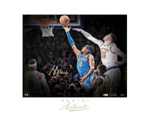 Shai Gilgeous-Alexander Signed LE Thunder "Extension" 16x20 Photo (Panini) at PristineAuction.com