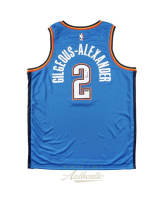 Shai Gilgeous-Alexander Signed Thunder Nike Authentic Jersey (Panini) at PristineAuction.com