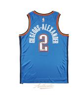 Shai Gilgeous-Alexander Signed LE Thunder Nike Authentic Jersey Inscribed "24-25 MVP" (Panini) at PristineAuction.com