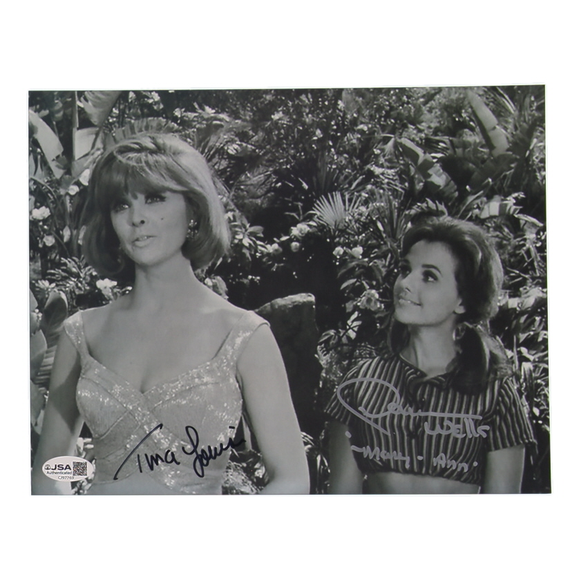 Tina Louise & Dawn Wells Signed "Gilligan's Island" 8x10 Photo (JSA) at PristineAuction.com Tina Louise & Dawn Wells Signed "Gilligan's Island" 8x10 Photo (JSA) at PristineAuction.com