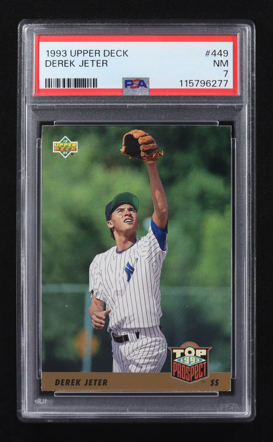 Derek Jeter 1993 Upper Deck #449 RC (PSA 7) at PristineAuction.com Derek Jeter 1993 Upper Deck #449 RC (PSA 7) at PristineAuction.com