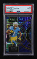 Quentin Johnston 2023 Panini Select Blue Prizm #196 RC #048/149 (PSA 9) at PristineAuction.com