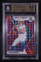 Justin Herbert 2020 Panini Mosaic Mosaic Reactive Blue #263 DEB RC (BGS 9.5) at PristineAuction.com