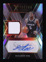 De'Aaron Fox 2022-23 Select X-Factor Memorabilia Signatures #4 #90/99 at PristineAuction.com