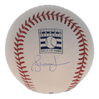 Andruw Jones Signed OML Hall of Fame Logo Baseball (Wilder) at PristineAuction.com