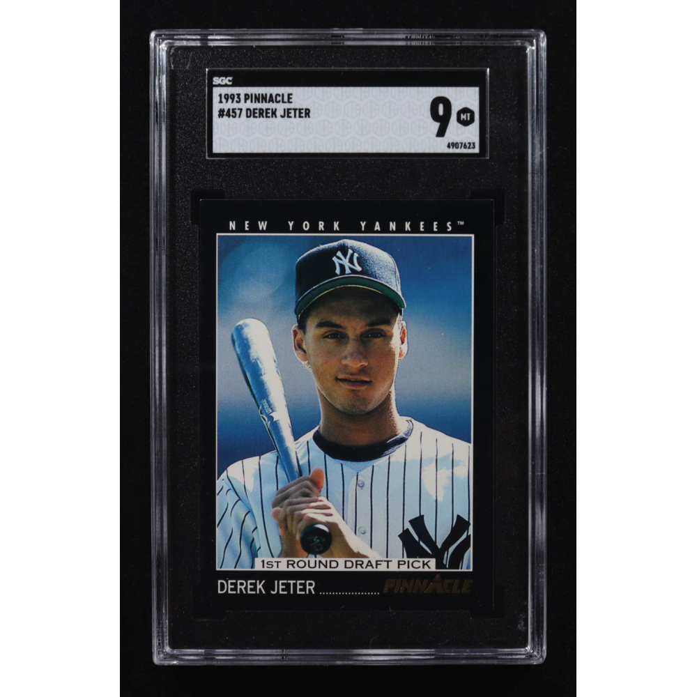 Derek Jeter 1993 Score Pinnacle #457 RC (SGC 9) at PristineAuction.com