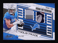 Aidan Hutchinson 2023 Absolute Tools of the Trade Double Materials Prime #2 #45/49 at PristineAuction.com