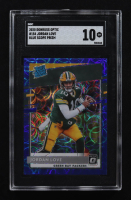 Jordan Love 2020 Panini Donruss Optic Blue Scope Prizm RR #154 RC (SGC 10) at PristineAuction.com