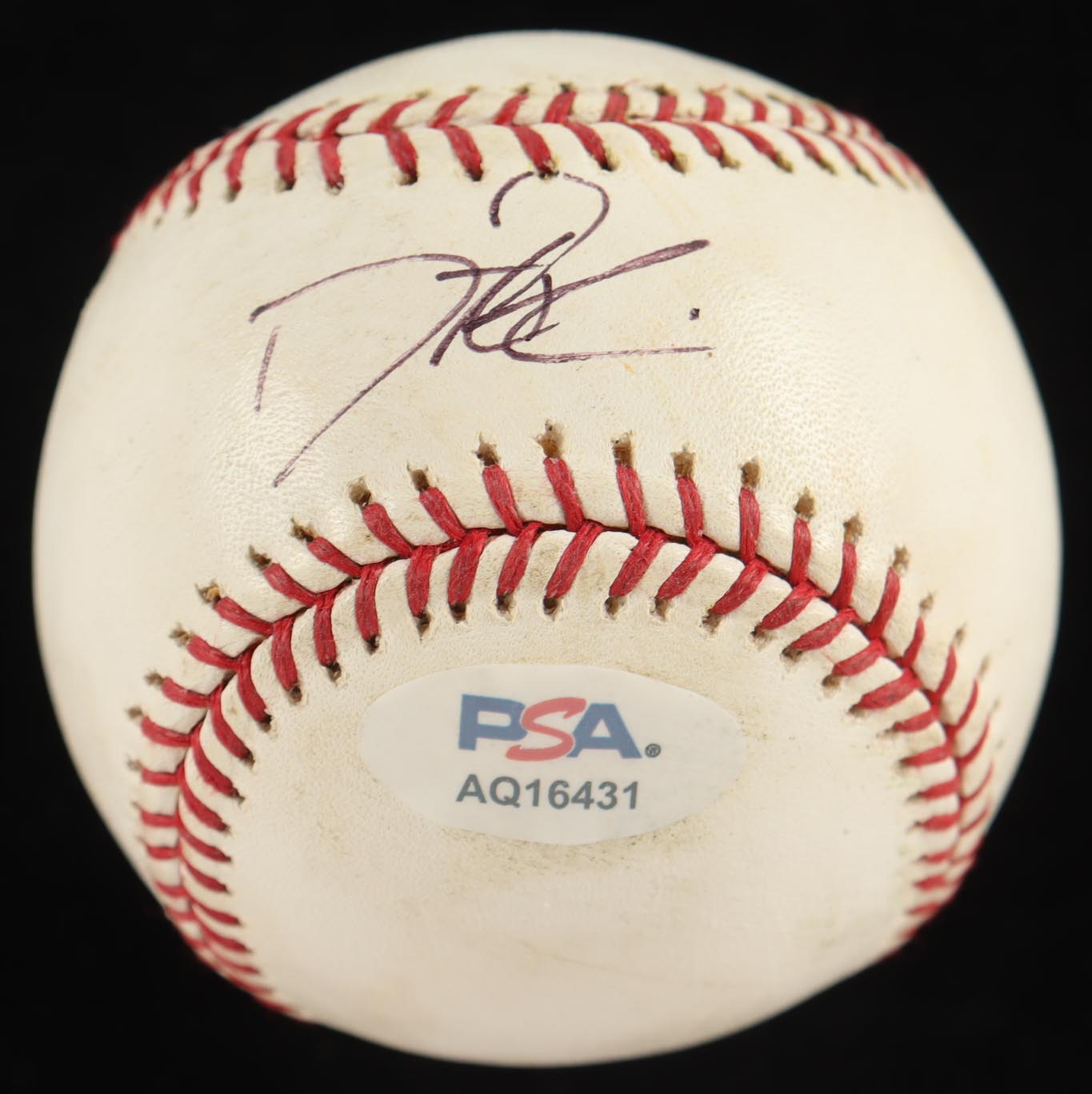 Dustin Pedroia Signed OML Baseball (PSA) at PristineAuction.com Dustin Pedroia Signed OML Baseball (PSA) at PristineAuction.com