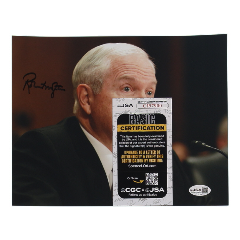 Robert Gates Signed 8x10 Photo (JSA) at PristineAuction.com Robert Gates Signed 8x10 Photo (JSA) at PristineAuction.com