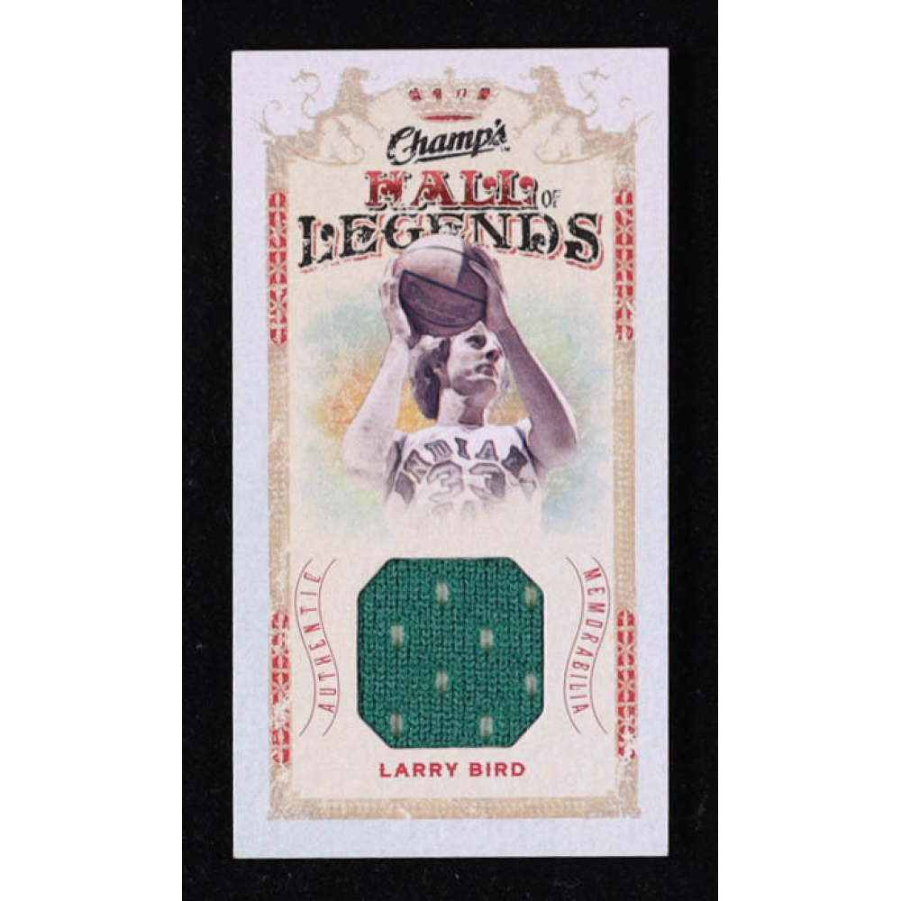 Larry Bird 2009-10 Upper Deck Champ's Hall of Legends Memorabilia Mini #HLLB at PristineAuction.com