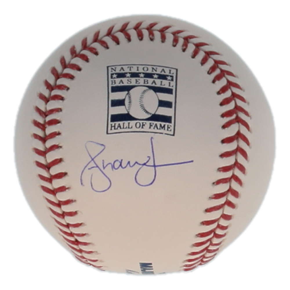 Andruw Jones Signed OML Hall of Fame Logo Baseball (Wilder) at PristineAuction.com