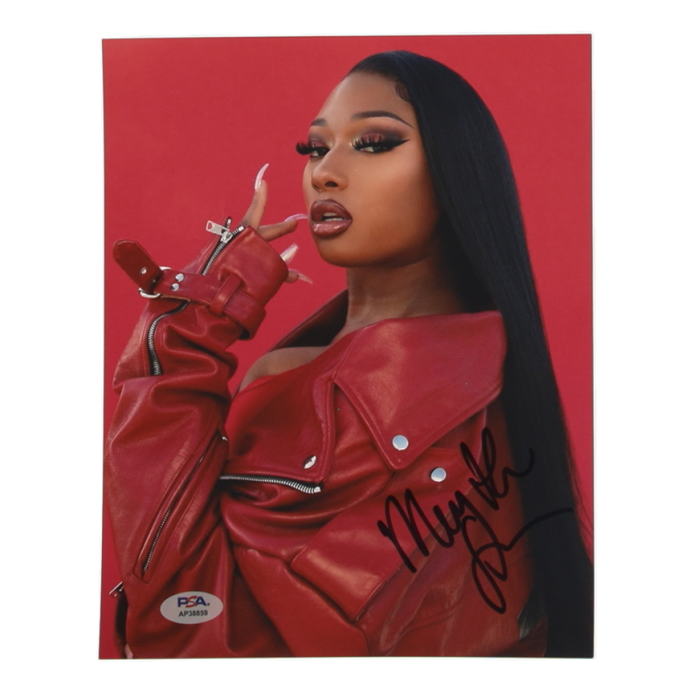 Megan Thee Stallion Signed 8x10 Photo (PSA) at PristineAuction.com