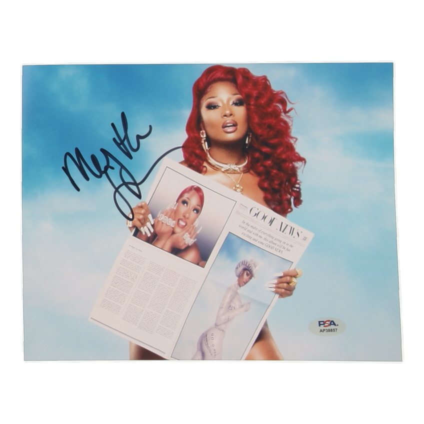 Megan Thee Stallion Signed 8x10 Photo (PSA) at PristineAuction.com Megan Thee Stallion Signed 8x10 Photo (PSA) at PristineAuction.com