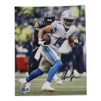 Amon-Ra St. Brown Signed Lions 8x10 Photo (Beckett) at PristineAuction.com
