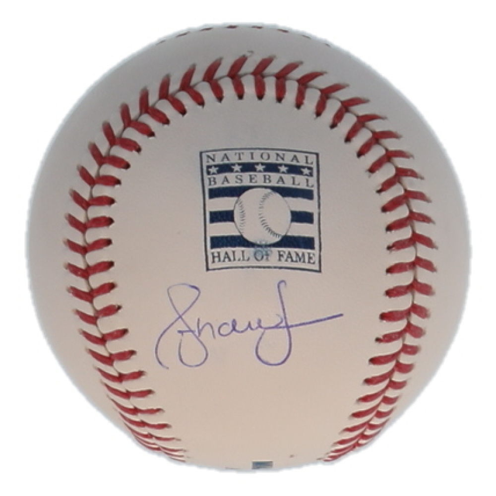 Andruw Jones Signed OML Hall of Fame Logo Baseball (Wilder) at PristineAuction.com