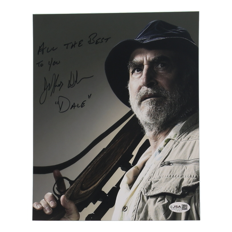 Jeffrey DeMunn Signed "The Walking Dead" 8x10 Photo Inscribed "All the Best to You, Dale" (JSA) at PristineAuction.com Jeffrey DeMunn Signed "The Walking Dead" 8x10 Photo Inscribed "All the Best to You, Dale" (JSA) at PristineAuction.com
