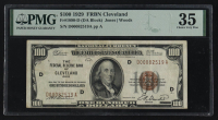 1929 $100 Cleveland Federal Reserve Bank Note (PMG Choice Very Fine 35) at PristineAuction.com