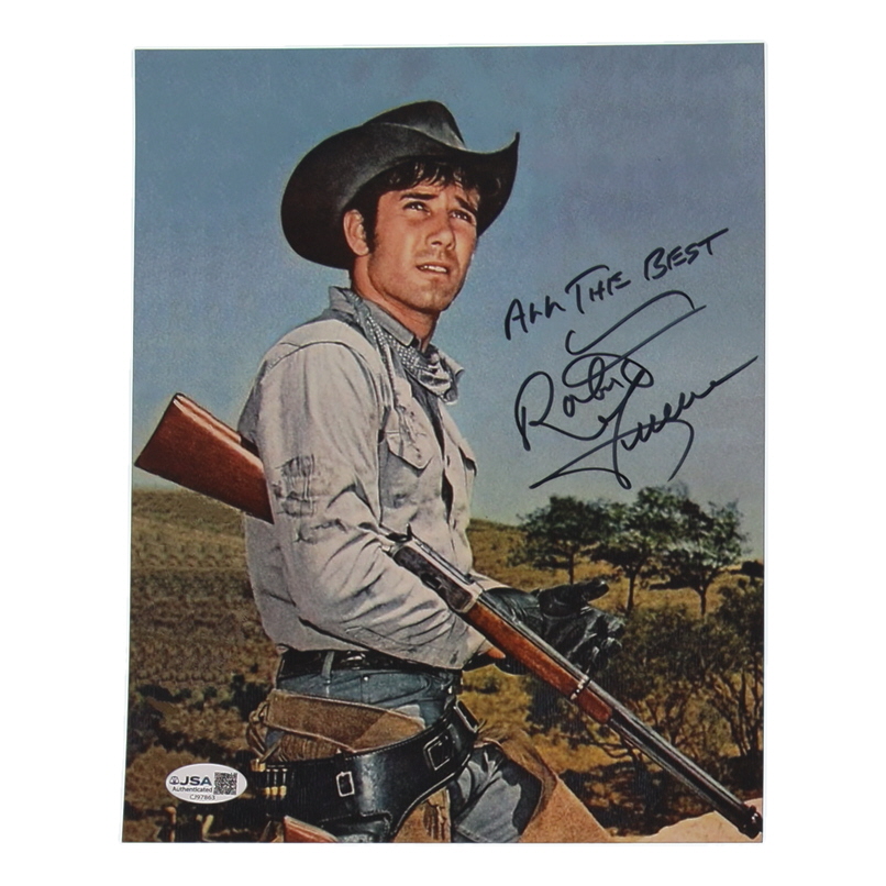 Robert Fuller Signed "Laramie" 8x10 Photo Inscribed "All the Best" (JSA) at PristineAuction.com Robert Fuller Signed "Laramie" 8x10 Photo Inscribed "All the Best" (JSA) at PristineAuction.com