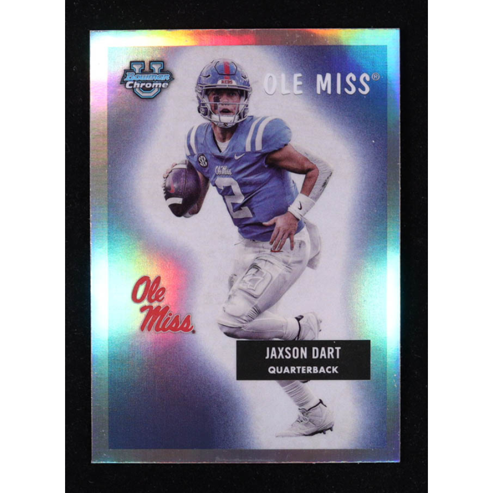 Jaxson Dart 2023 Bowman Chrome University '55 Bowman #55BF5 at PristineAuction.com