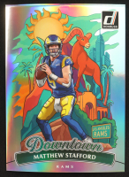Matthew Stafford 2025 Donruss Downtown Oversize #6 at PristineAuction.com