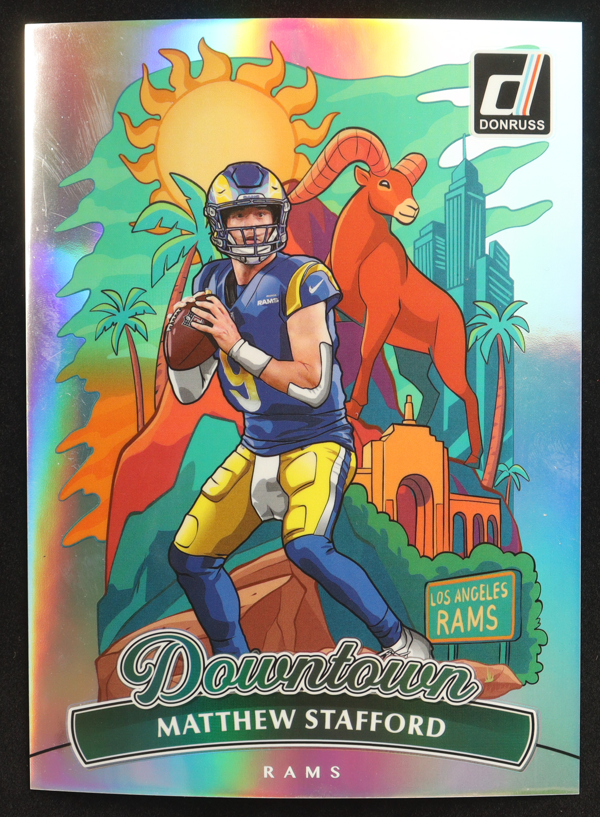 Matthew Stafford 2025 Donruss Downtown Oversize #6 at PristineAuction.com Matthew Stafford 2025 Donruss Downtown Oversize #6 at PristineAuction.com
