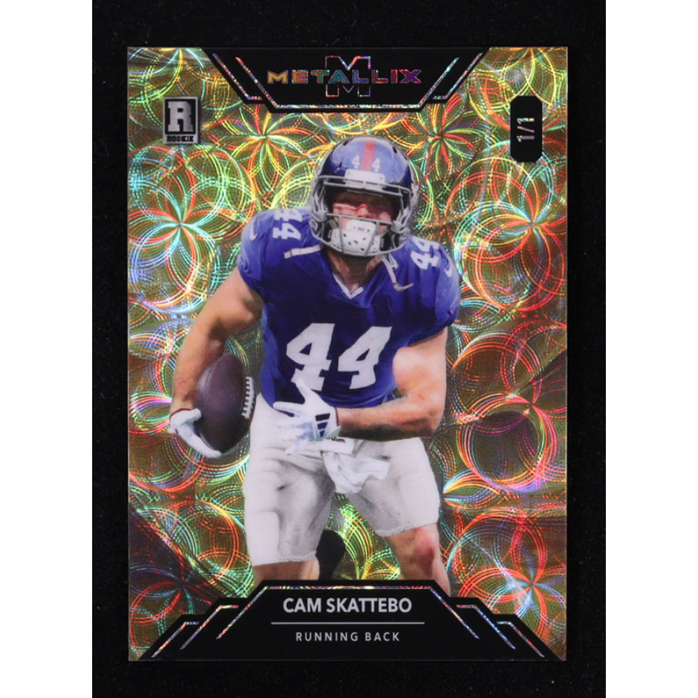 Cam Skattebo 2025 Wild Card Metallix #WMF-CS #1/1 RC at PristineAuction.com