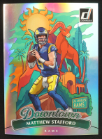 Matthew Stafford 2025 Donruss Downtown Oversize #6 at PristineAuction.com