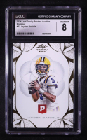 Jayden Daniels 2024 Leaf Trinity Pristine Auction Promos #53 (CGC 8) at PristineAuction.com