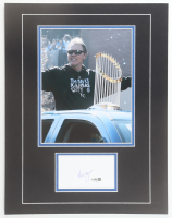 Ned Yost Signed Royals Custom Matted Cut Display with Photo (JSA) at PristineAuction.com